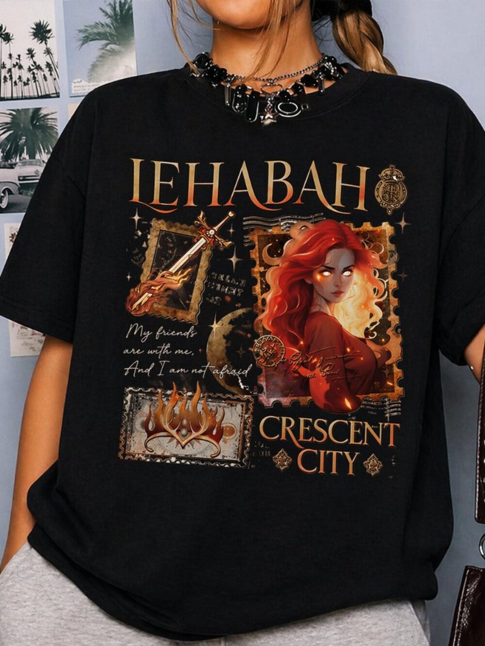 My Friends Are With Me Shirt, Crescent City Fan Tee